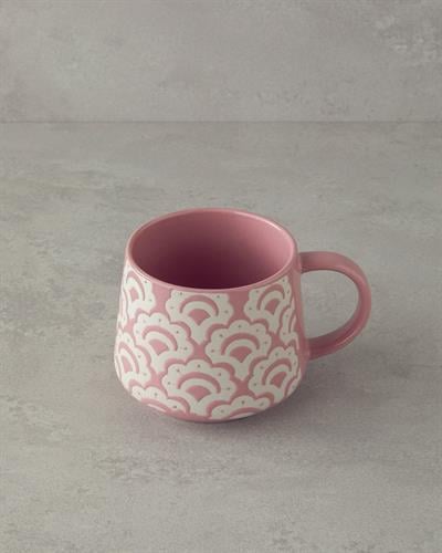 Sunrose Ceramic Cup 400 ml Salmon