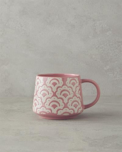 Sunrose Ceramic Cup 400 ml Salmon