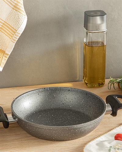 Super Купа Незалепващо Покритие, Гранит, Сиво, 20 Cm