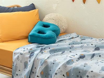 Super Plane Детски Комплект Лятно Одеяло Отпечатан, Синьо, 150 X 200 Cm