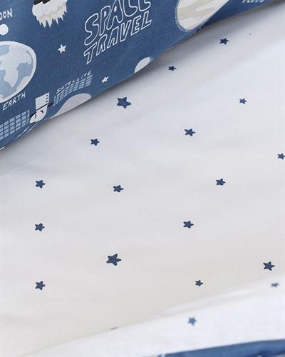 Super Plane Детско Спално Бельо Сет, Памучен, Индиго, 160 X 220 Cm