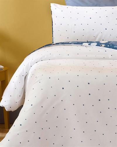 Super Plane Детско Спално Бельо Сет, Памучен, Индиго, 160 X 220 Cm