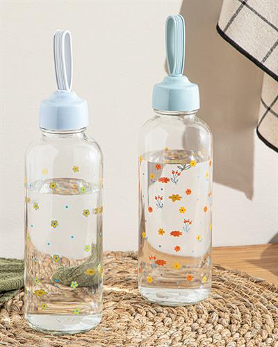 Susanna Glass Bottle 450 ml Blue