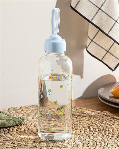 Susanna Glass Bottle 450 ml Blue