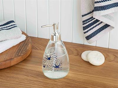 Swallow Bathroom Soap Dispenser 9x19 cm Navy Blue