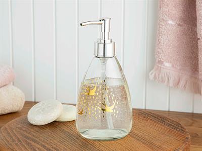 Swallow Bathroom Soap Dispenser 9x19 cm Gold