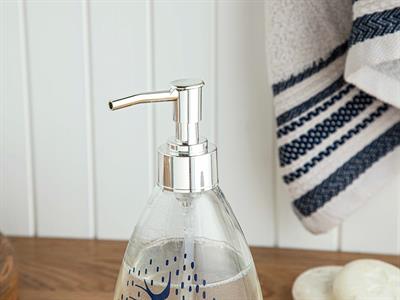 Swallow Bathroom Soap Dispenser 9x19 cm Navy Blue