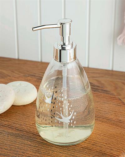 Swallow Liquid Soap Dispense 9x19 cm Silver.