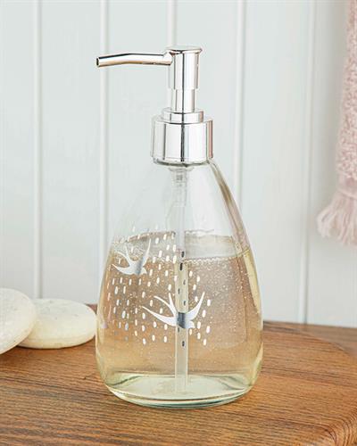 Swallow Liquid Soap Dispense 9x19 cm Silver.