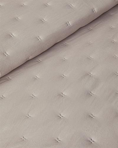 Swanky Комплект Кувертюра За Легло Кралски размер С волан 240x220 см Бежов