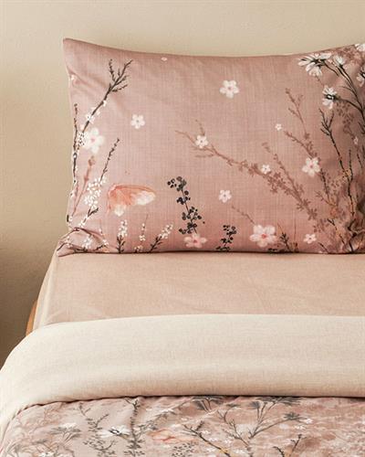 Sweet Spring Спален Комплект Единичен Мек памук с дигитална щампа 160x220 см Пепел от рози