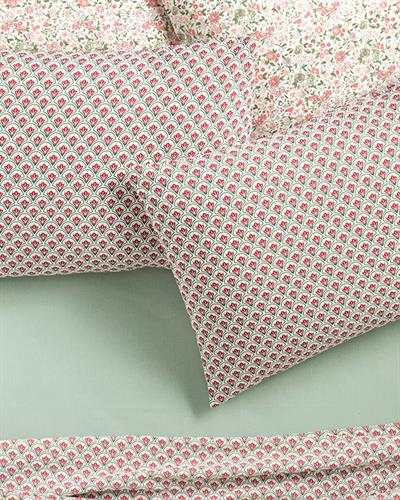 Sweet Tulips Кълъфка За Възглавница 2Бр., Лесно За Гладене, Тъмно Розово, 50 X 70 Cm