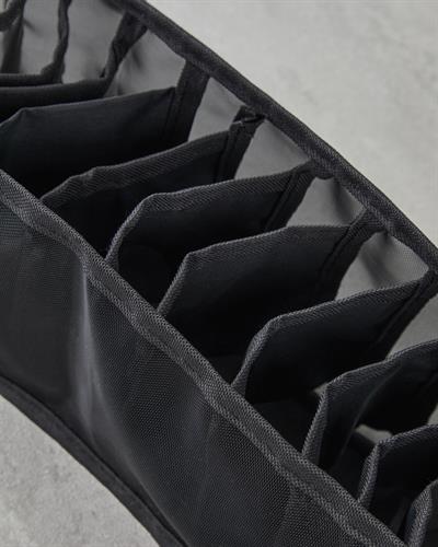 Sylvia Органайзер 12x12x32 см Черен