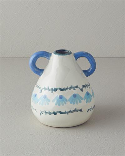 Sylvia Ваза Каменна керамика 16,5x16x18 см. Многоцветен