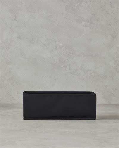 Sylvia Органайзер С 2 отделения 28x14x10 см Черен