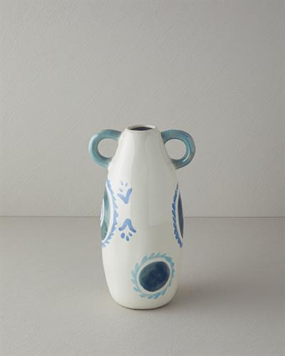 Sylvia Ваза Каменна керамика 20x15,5x35 см. Многоцветен