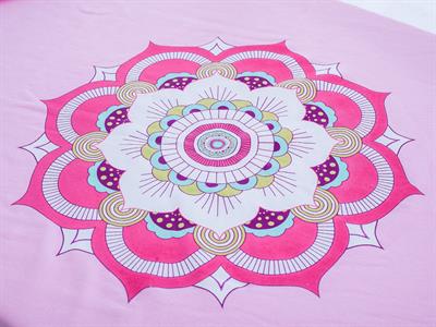 Tac ПЛАЖНА ХАВЛИЯ Кръгла Отпечатано 150 cm Light Pink,