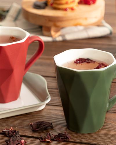 Talia Чаша 2Бр., New Bone, Червено-Зелено, 235 Ml