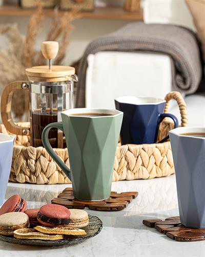 Talia Чаша 2Бр., New Bone, Светло Зелено-Тъмно Зелено, 260 Ml