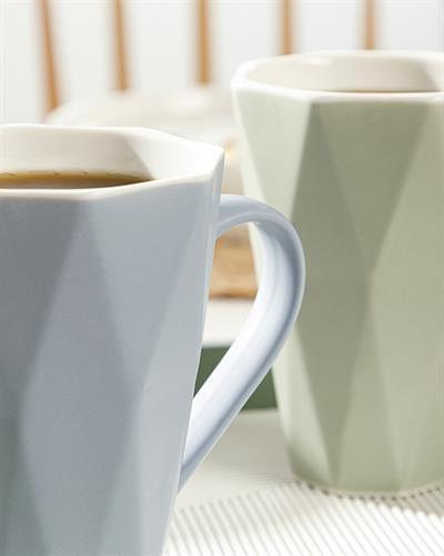 Talia Чаша 2 бр. New Bone 350 мл.. Син - Зелен