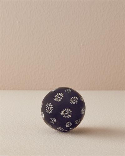 Talia Porcelain Decorative Object 8 cm Black