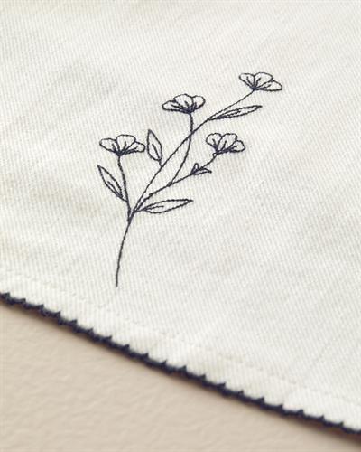 Tana Кърпа За Сушене Сплескан Памук 30x50 см Кремав