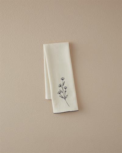 Tana Кърпа За Сушене Сплескан Памук 30x50 см Кремав