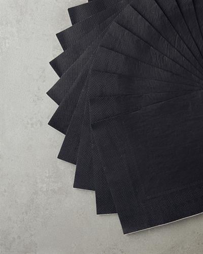 Tangerine Хартийни Салфетки 20 Бр., Хартия, Черно, 33 X 33 Cm