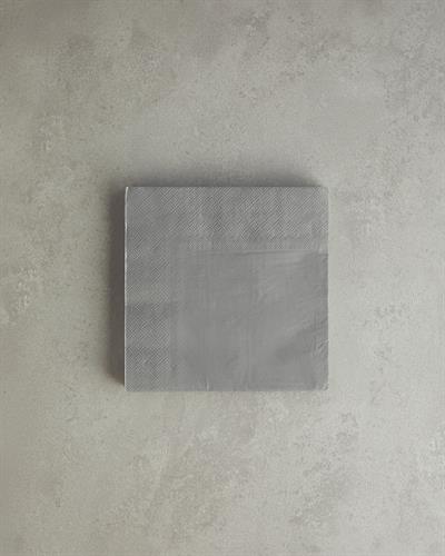 Tangerine Хартийни Салфетки 20 Бр., Хартия, Сиво, 33 X 33 Cm