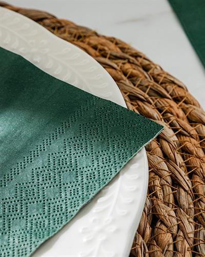 Tangerine Хартийни Салфетки 20 Бр., Хартия, Зелено, 33 X 33 Cm