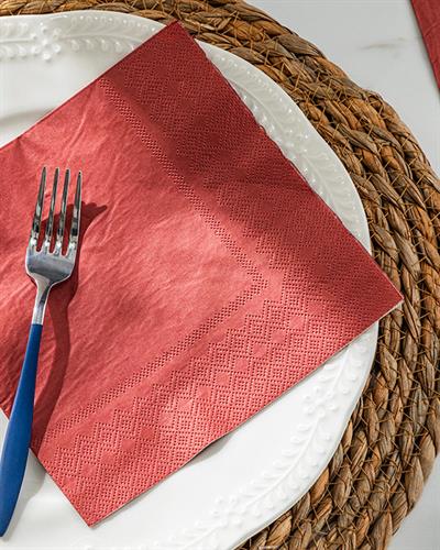 Tangerine Хартиени Салфетки 20 бр. Хартия 33x33 см Теракота