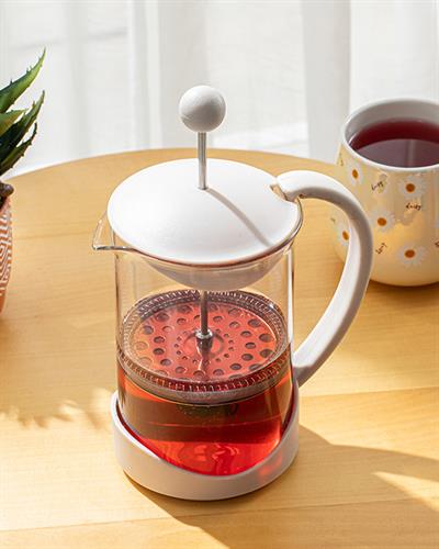 Tapis Френч Прес Borosilkat Стъкло, Бежово, 800 Ml