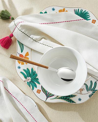 Tassel Салфетка За Гости 2Бр., Полиестер, Кремово, 40 X 40 Cm