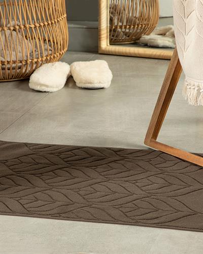 Tasseled Кърпа За Крака Жакардов 50x70 см Кафяв