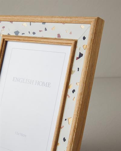 Terazzo Рамка Кафяво, 13 X 18 Cm