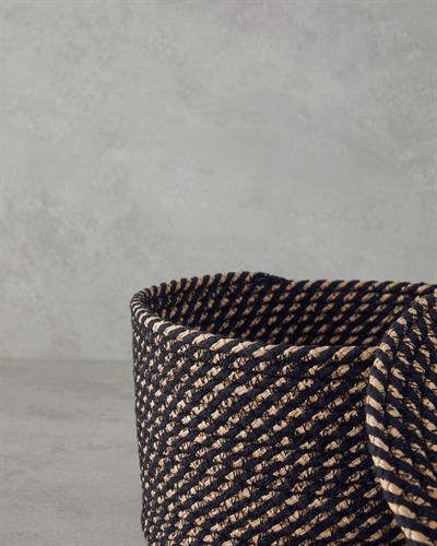 Terra Кутия За Съхранение 22x12 см Натурален - Черен