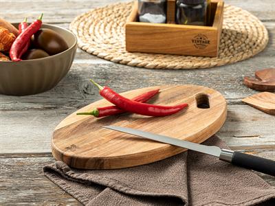 Terra ДЪСКА ЗА РЯЗАНЕ Ceviz 29x18 cm Браун