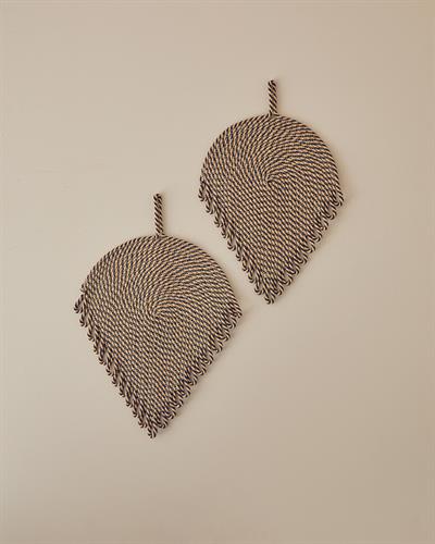 Terra Аксесоар За Стена 35x50 см Натурален - Черен