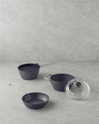 Terra Комплект Готвене Съхраняване 5 части Алуминий 16 см Антрацит