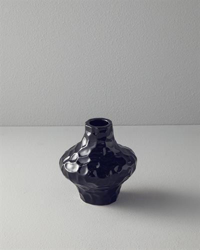 Tessa Ваза Керамика 14x12,7x15,5 см Черен