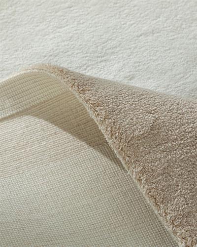 Tetra Постелка За Баня Памучен, Бежово-Екрю, 60 X 90 Cm