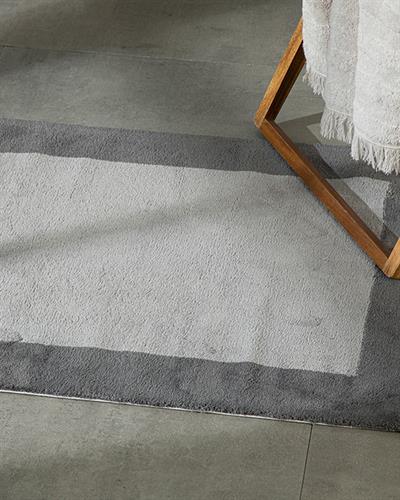 Tetra Cotton Bathroom Mat 60x90 cm Gray - Dark Gray