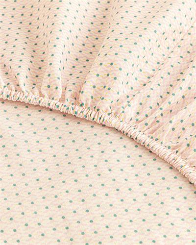 Tetrad Easy to Iron For One Person Fitted Sheet 100x200 cm Light Pink,