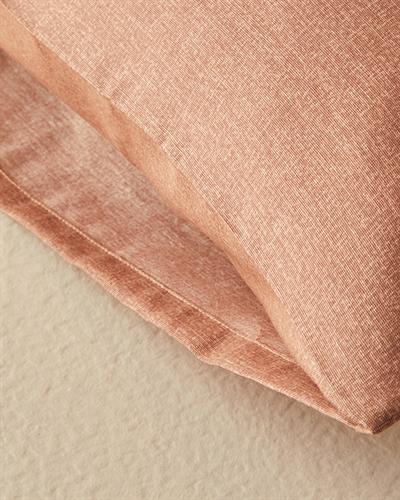 Textured Plain Калъфка За Възглавница 2 бр. Лесно за гладене 50x70 см Теракота