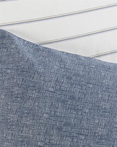 Textured Stripe Калъфка За Възглавница 2 бр. Памучен 50x70 см Морскосин