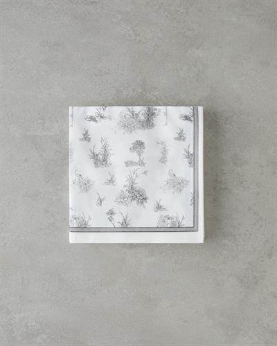 Хартиени Салфетки 20 бр. Хартия 33x33 см Черен - Бял