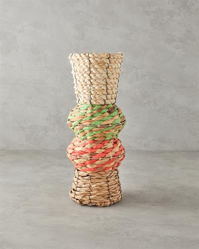 Thallo Декоративен Предмет Слама 17x40 cm Многоцветен