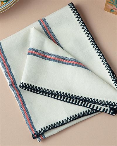 The Best Кърпа За Сушене Пастирски шев Памук 40x60 см Бял