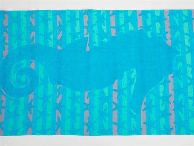 The Sea ПЛАЖНА ХАВЛИЯ Жакардов 80x150 cm Turquoise