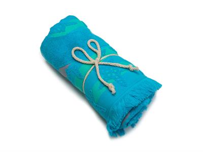 The Sea ПЛАЖНА ХАВЛИЯ Жакардов 80x150 cm Turquoise